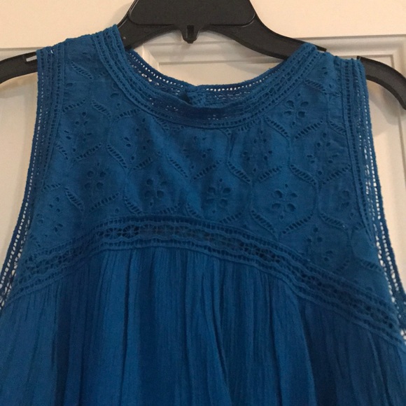 Dark blue flowy Volcom dress - Picture 2 of 5